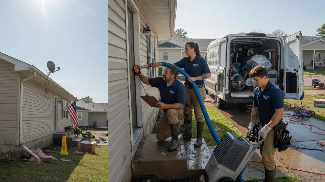 Ceiling Water Damage Restoration in Gordonville, TX near me